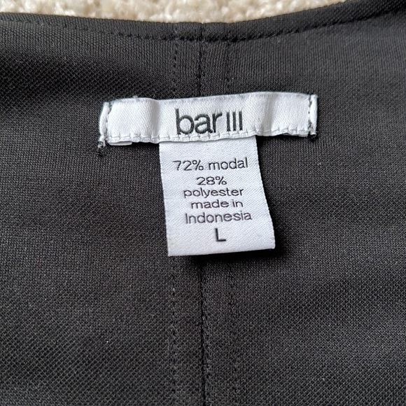 Bar III black top, size L - Picture 2 of 5